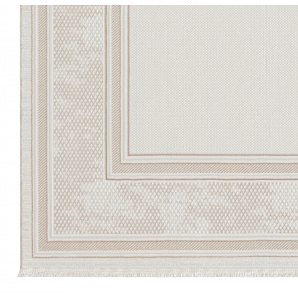 Seyran Gustoo Koleksiyonu Tozumaz Kolay Temizlenir Halı 905 Bej