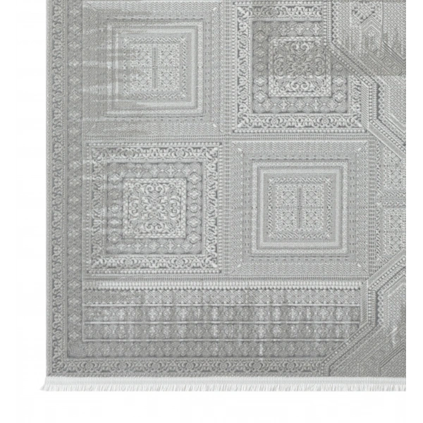 Seyran Gustoo Koleksiyonu Tozumaz Kolay Temizlenir Halı 907 Antrasit