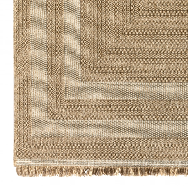 Seyran İndia Koleksiyonu Jüt Dokuma Natural Halı 668 Beyaz