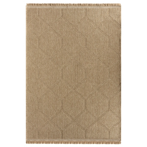 Seyran İndia Koleksiyonu Jüt Dokuma Natural Halı 669 Bej