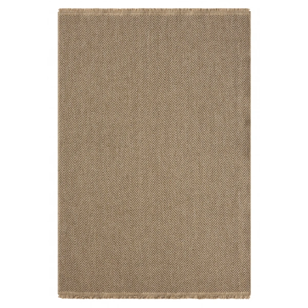 Seyran İndia Koleksiyonu Jüt Dokuma Natural Halı 671 Kahve
