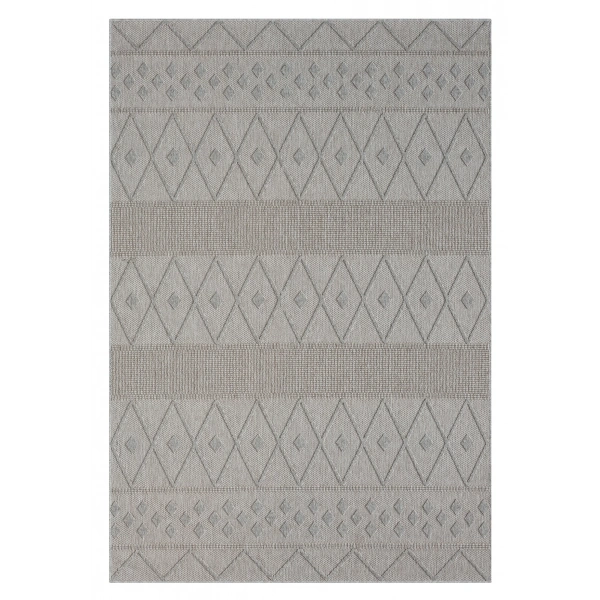 Seyran Loopy Koleksiyonu Jüt Taban  Dekoratif Halı 620 Gri