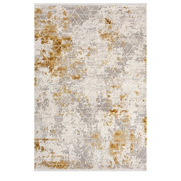 Seyran Maçka Koleksiyonu Akrilik Dokuma Halı 4001 Sarı