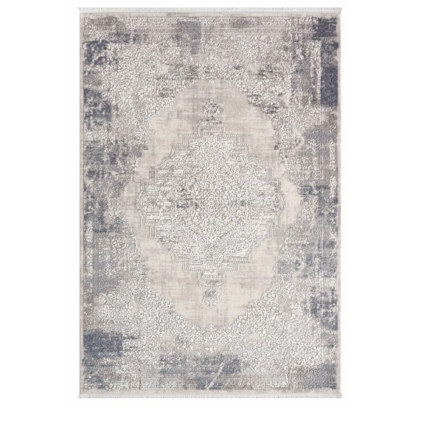 Seyran Maçka Koleksiyonu Akrilik Dokuma Halı 4002 Mavi