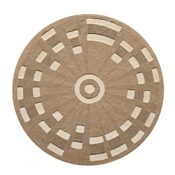 Seyran Marakeş Koleksiyonu Hav Toz Vermez Etnik Halı 677 Kahve