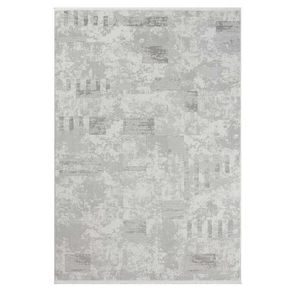 Seyran Mısra Koleksiyonu Modern Desenli Halı 5001 Krem