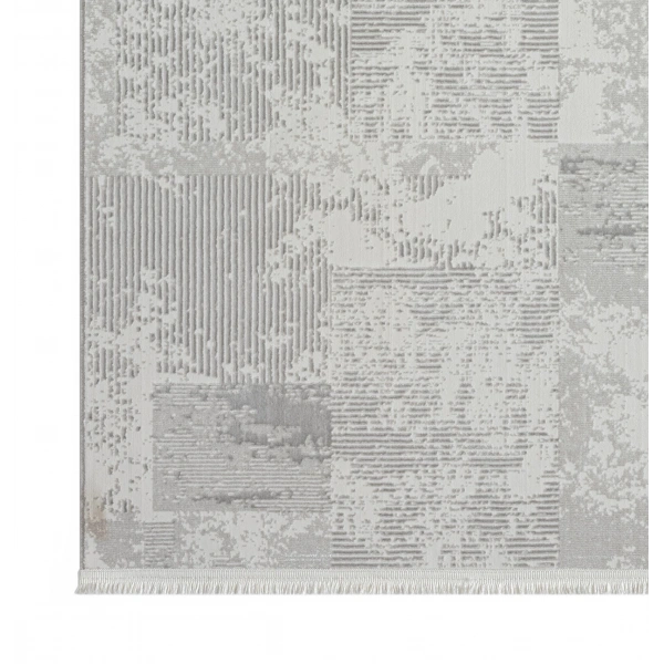 Seyran Mısra Koleksiyonu Modern Desenli Halı 5001 Krem