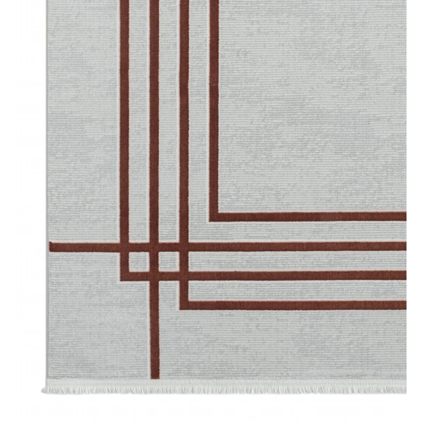 Seyran Mısra Koleksiyonu Modern Desenli Halı 5003 Terra