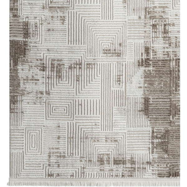 Seyran Roma Koleksiyonu Akrilik Dokuma Halı 426 Kahve