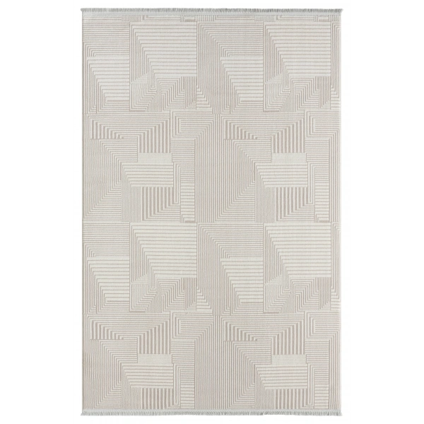 Seyran Roma Koleksiyonu Akrilik Dokuma Halı 427 Bej