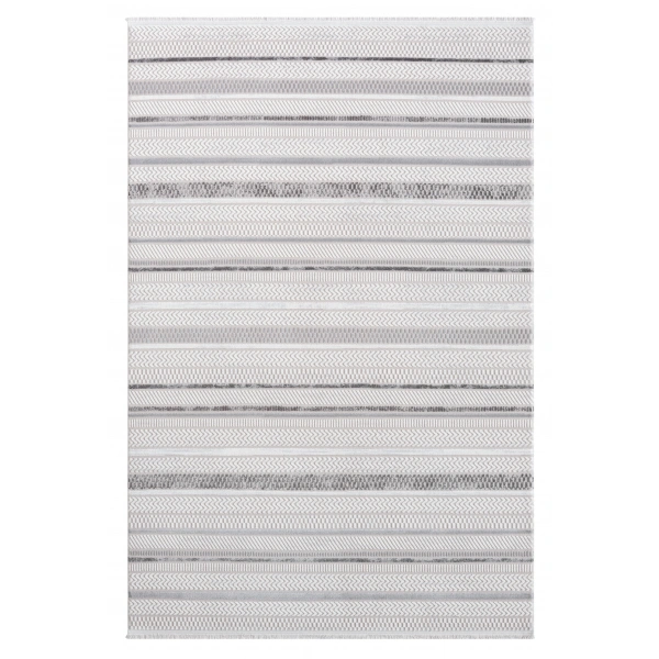 Seyran Roma Koleksiyonu Akrilik Dokuma Halı 428 Gri