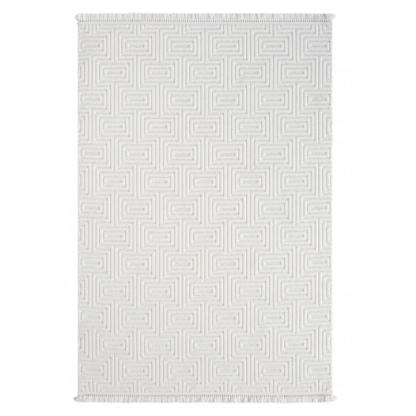 Seyran Rubby Koleksiyonu Sisal Dekoratif Halı 1550 Krem