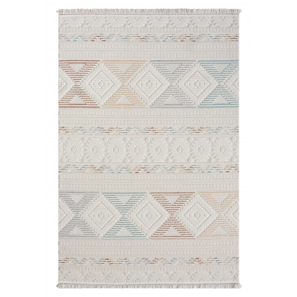 Seyran Rubby Koleksiyonu Sisal Dekoratif Halı 1551 Multi Bej