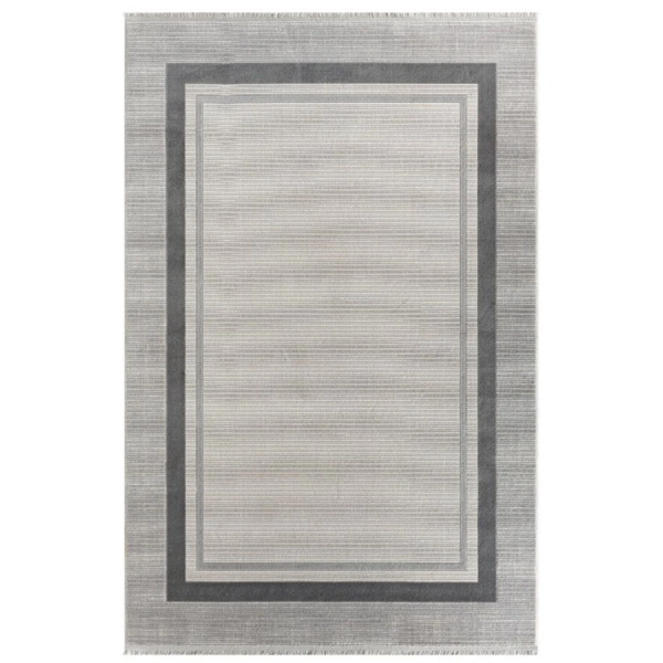 Seyran Zen Koleksiyonu Akrilik Dokuma Halı 7001 Antrasit