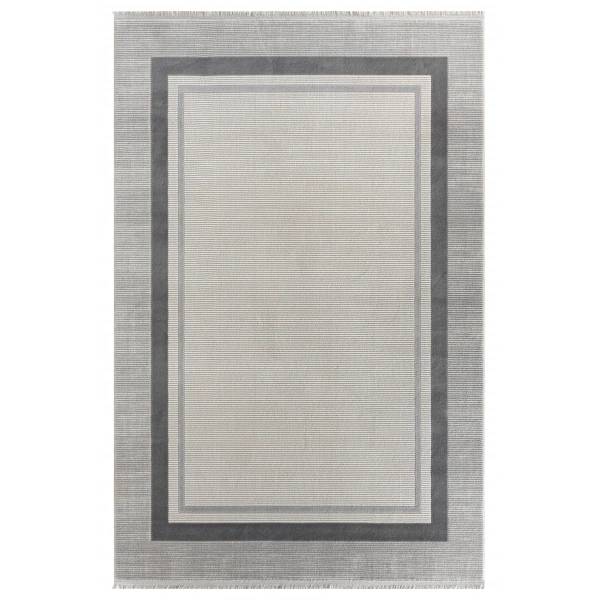 Seyran Zen Koleksiyonu Akrilik Dokuma Halı 7001 Antrasit