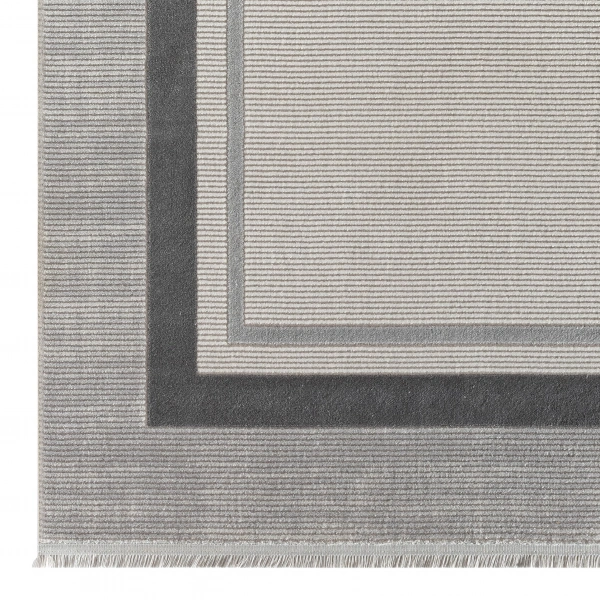 Seyran Zen Koleksiyonu Akrilik Dokuma Halı 7001 Antrasit