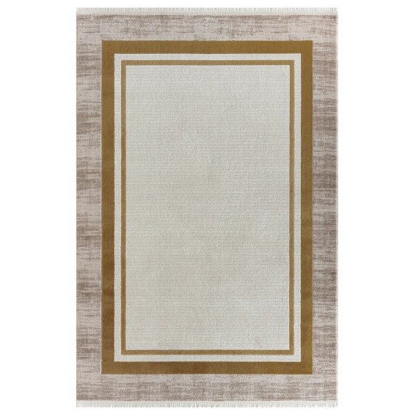 Seyran Zen Koleksiyonu Akrilik Dokuma Halı 7001 Gold