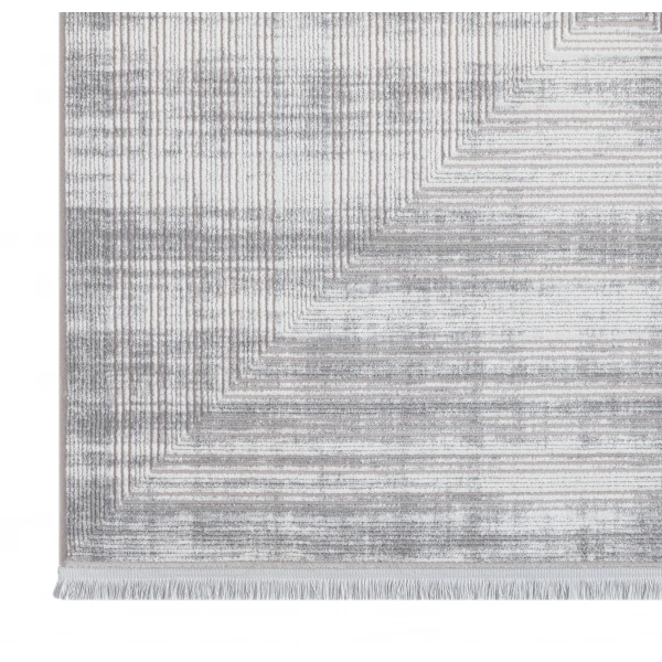 Seyran Zen Koleksiyonu Akrilik Dokuma Halı 7003 Gri