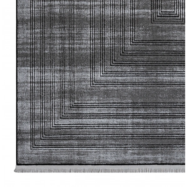 Seyran Zen Koleksiyonu Akrilik Dokuma Halı 7005 Antrasit