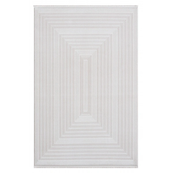 Seyran Zen Koleksiyonu Akrilik Dokuma Halı 7005 Kemik