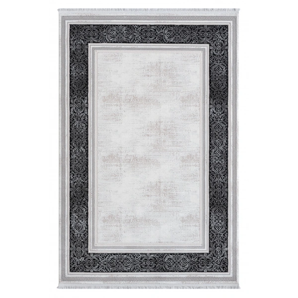 Seyran Zen Koleksiyonu Akrilik Dokuma Halı 7006 Antrasit