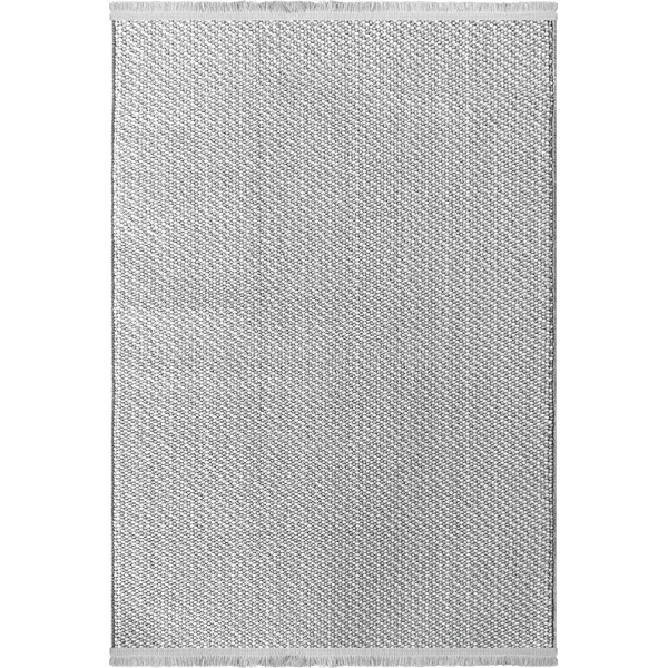 Tual Koleksiyonu Modern Saçaklı Halı 8402 Gri