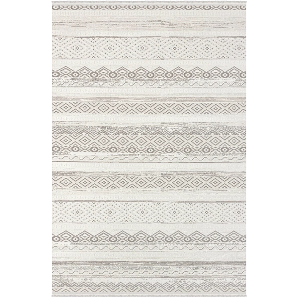 Vesta Koleksiyonu Akrilik Dokuma Saçaklı Halı 3762 Sarı