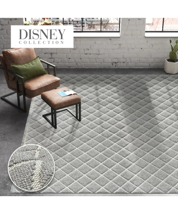 Disney Koleksiyonu Dekoratif Modern Saçaklı Halı 8004 Gri
