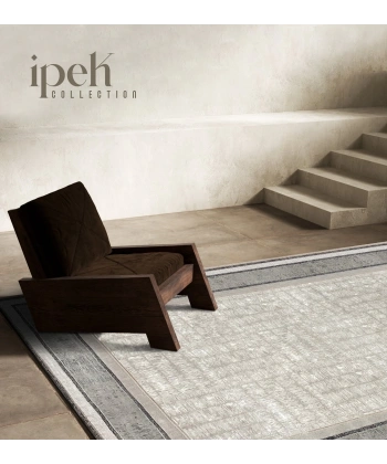 İpek Koleksiyonu 100 Tarak Viskon Akrilik Dokuma Lüks Halı 5001 Bej