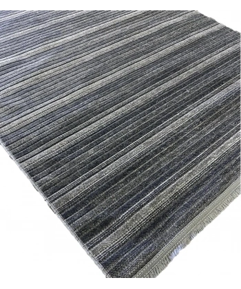 Luxess Cool Koleksiyonu Pamuklu Klim Dokuma Dekoratif Halı 402 Antrasit