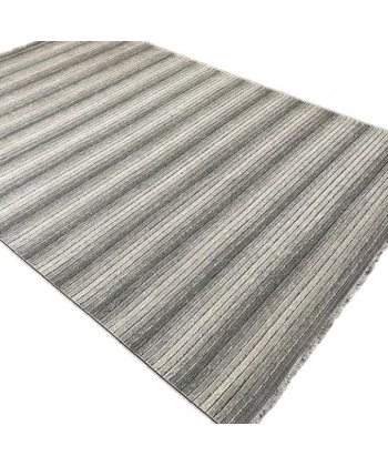 Luxess Cool Koleksiyonu Pamuklu Klim Dokuma Dekoratif Halı 402 Gri