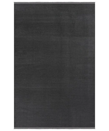 Luxess Cool Koleksiyonu Pamuklu Klim Dokuma Dekoratif Halı 404 Antrasit