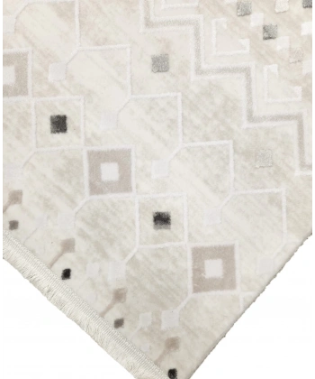 Luxess Dekor Koleksiyonu %100 Akrilik Dokuma Halı 1056 Gri