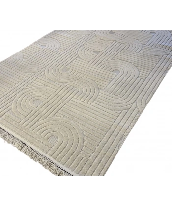 Luxess Dizayn Koleksiyonu Dekoratif Saçaklı Halı 1090 Bej