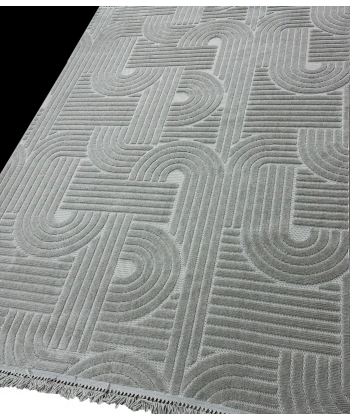 Luxess Dizayn Koleksiyonu Dekoratif Saçaklı Halı 1090 Gri