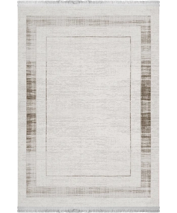 Merit  Koleksiyonu Akrilik Dokuma Saçaklı Halı 2751 Bej