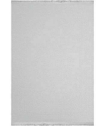 Milano Koleksiyonu Akrilik Dokuma Lüks Saçaklı Halı 4752 Krem