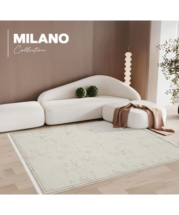 Milano Koleksiyonu Akrilik Dokuma Lüks Saçaklı Halı 4754 Bej