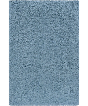 Puffy Koleksiyonu Shaggy Uzun Tüylü Halı 4007 Turkuaz