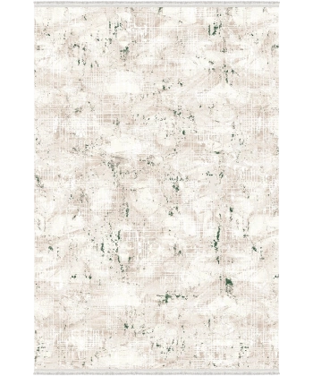 Rustik Koleksiyonu Akrilik Dokuma Saçaklı Halı 3204 Yeşil