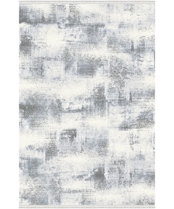 Rustik Koleksiyonu Akrilik Dokuma Saçaklı Halı 3207 Gri