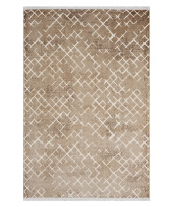 Seyran Asya Koleksiyonu %100 Akrilik Kalın Saçaklı Halı 521 Vizon