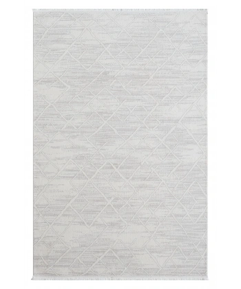 Seyran Asya Koleksiyonu %100 Akrilik Kalın Saçaklı Halı 522 Gri