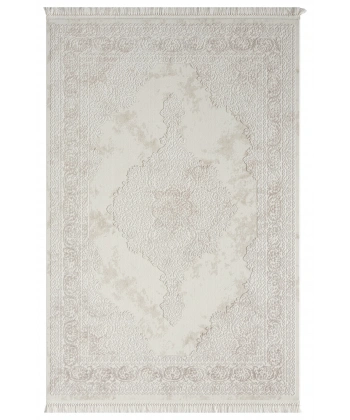 Seyran Avangard Koleksiyonu %100 Akrilik Kalın Sık Dokuma Halı 2031 Krem