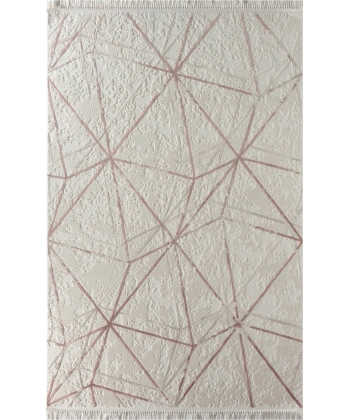 Seyran Avangard Koleksiyonu %100 Akrilik Kalın Sık Dokuma Halı 2035 Pudra