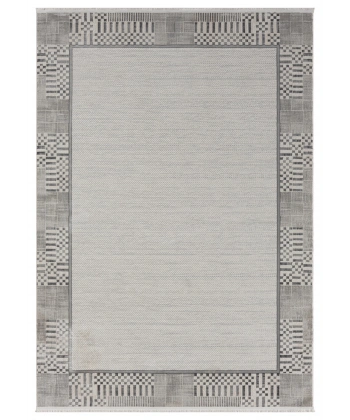 Seyran Gustoo Koleksiyonu Tozumaz Kolay Temizlenir Halı 904 Gri