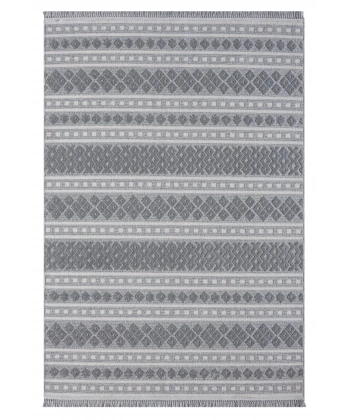 Seyran İbiza Koleksiyonu İskandinav Dekoratif Halı 151 Gri