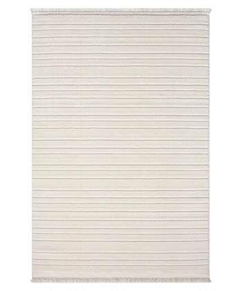 Seyran İbiza Koleksiyonu İskandinav Dekoratif Halı 154 Krem