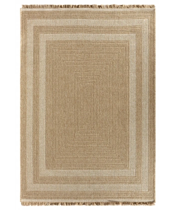 Seyran İndia Koleksiyonu Jüt Dokuma Natural Halı 668 Beyaz