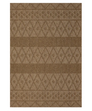 Seyran Loopy Koleksiyonu Jüt Taban  Dekoratif Halı 620 Kahve